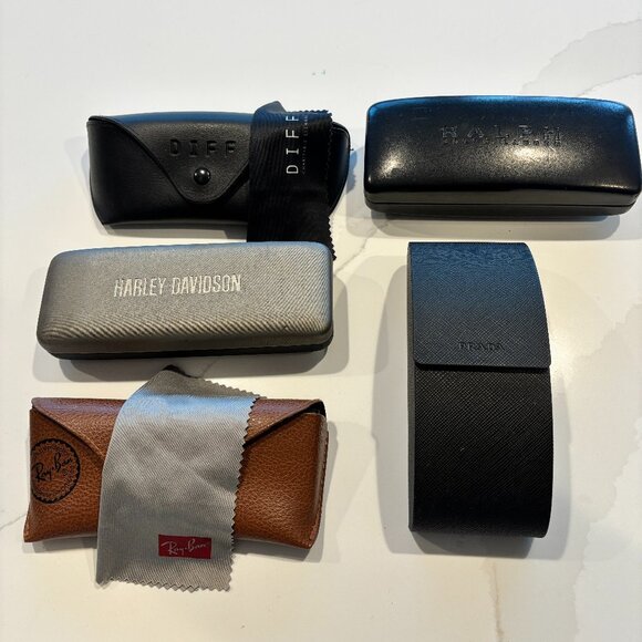 Lot of 5 Eye Glass Cases - Picture 1 of 7